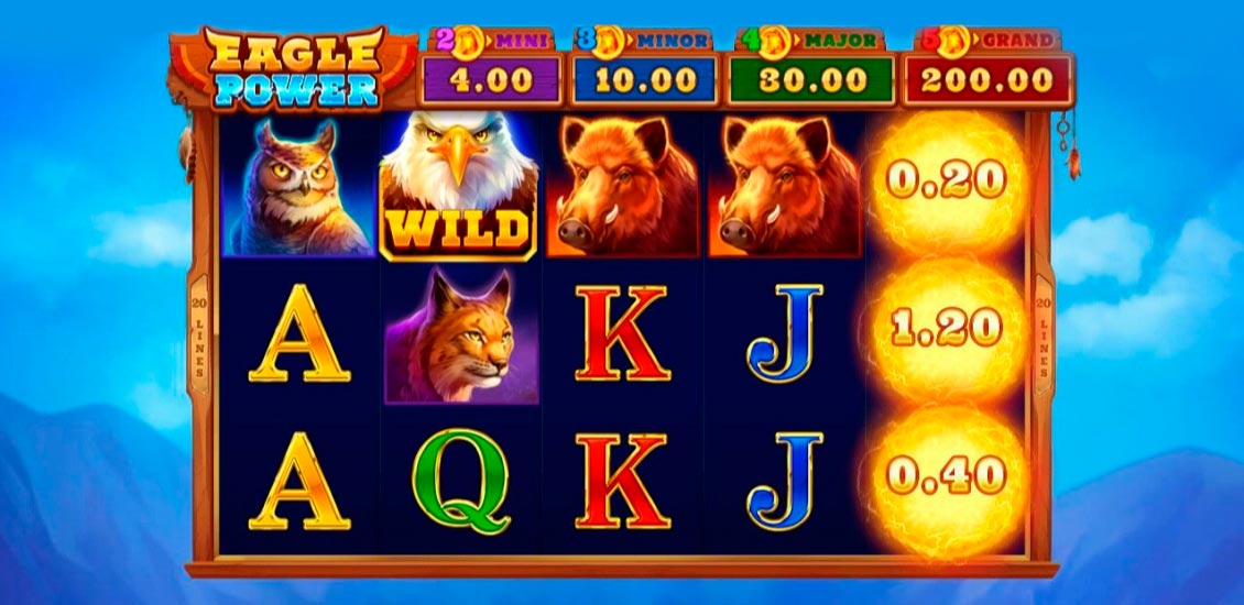   Eagle Power: Hold and Win  Martin asino         